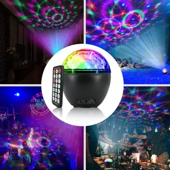 

with Remote Control Fantastic Luminous Strobe Light Stage Light Dance Lamp Indoor Entertainment Stay Home Sound Activated Bulb