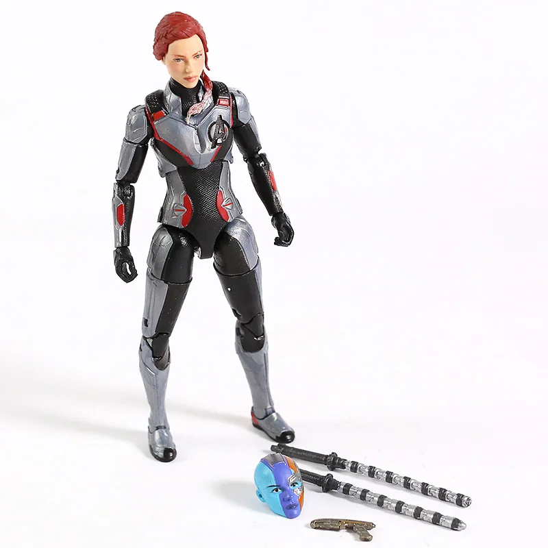 Marvel Legends Фильм Мстители 4 эндгейм хоукие Железный человек черная овда Туманность фигурка головы игрушки - Color: Black Widow