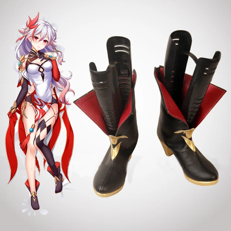 Игра Honkai Impact 3 Reburn косплей обувь Fuka косплей сапоги Хэллоуин вечерние Benghuai 3