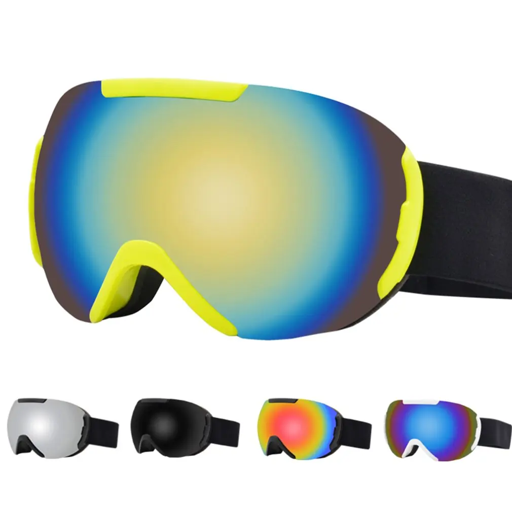Лыжные очки для мужчин и женщин, очки для сноуборда, очки для катания на лыжах, защита от снега, лыжные очки, противотуманные лыжные маски
