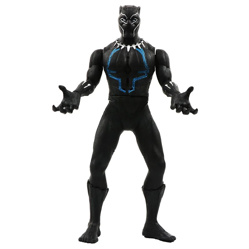 Panther no box 12 ''/30 см Marvel Мстители Веном Бэтмен флэш Супермен Человек Паук танос Халк Железный человек Тор Росомаха фигурка игрушки детские подарки - Цвет: Panther no box