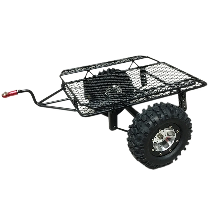 

Metal Trailer Bucket Rc Car Trailer Diy For Trx4 Trx-4 1/10 D90 Scx10 Cc01 Diy