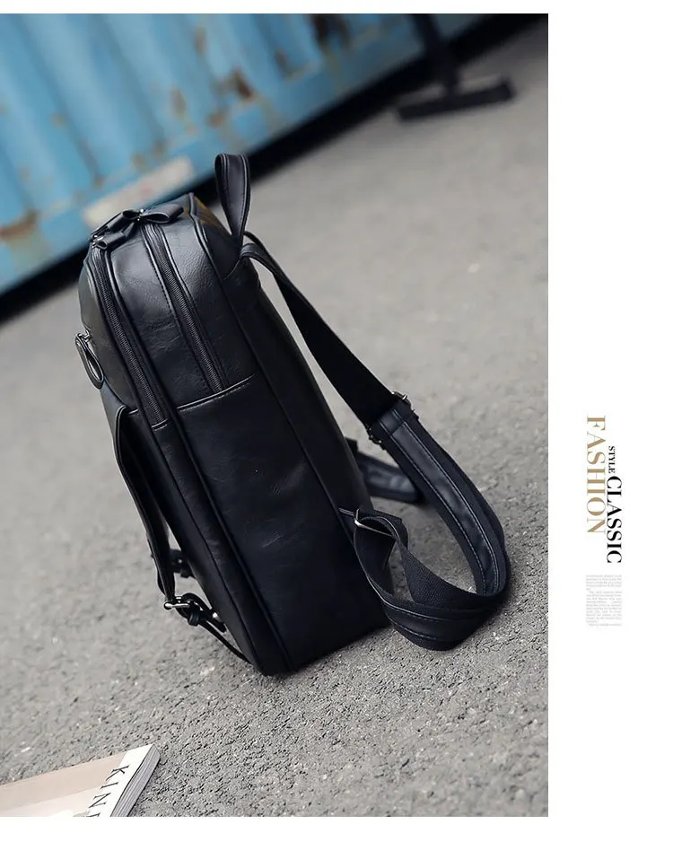 Business Casual Minimalist Computer Bag, Fashion Travel Bag, Men's Backpack