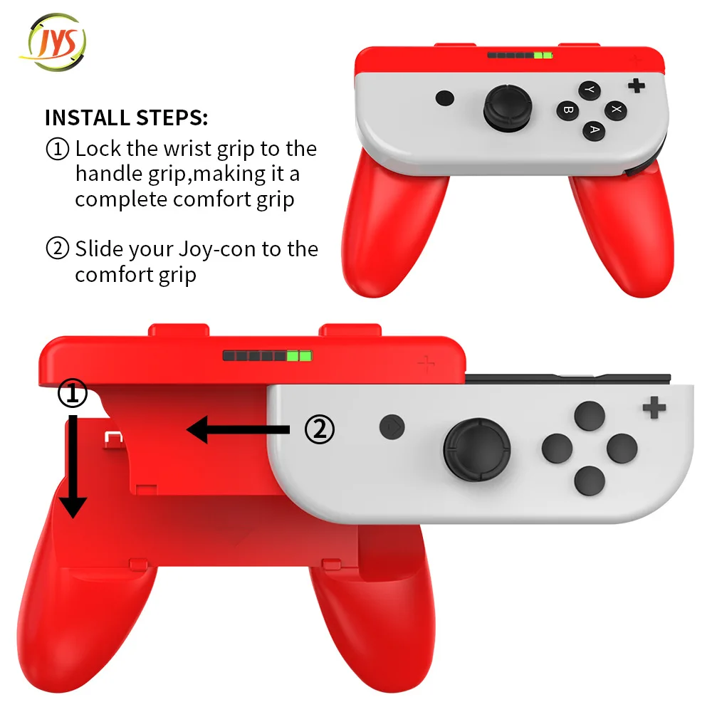 2PCS Joycon Bracket Stand Holder For Nintendo Switch/Nintendo Switch OLED JOY CON Controller Gamepad Hand Grip Strap Accessories