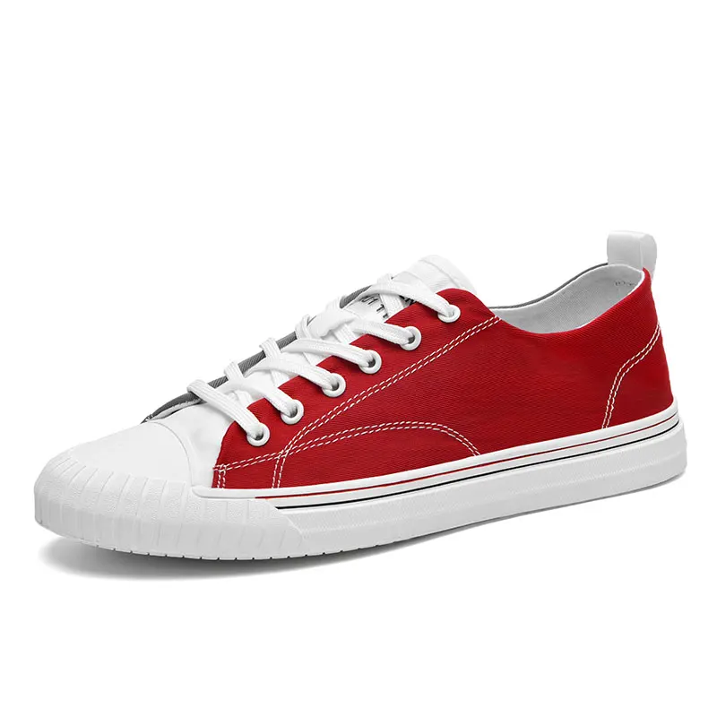 S2930 Red grey SUROM; Роскошная брендовая мужская парусиновая Повседневная обувь; Классическая обувь - Цвет: S2930 Red grey