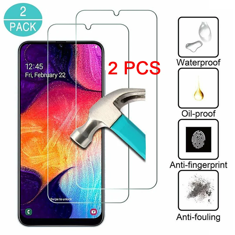

For Samsung A50 A70 Protective Glass for A30 A60 A80 A90 A40 A20 A10 Tempered Glass 9H for A20e A10e A10S A40S Screen Protector