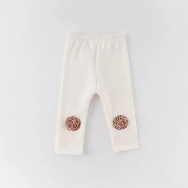 A pants Зимний Детский плюшевый утепленный комбинезон для маленьких мальчиков и девочек с высоким воротником и буквенным принтом; цельный комбинезон для альпинизма в твердом переплете - Цвет: A pants