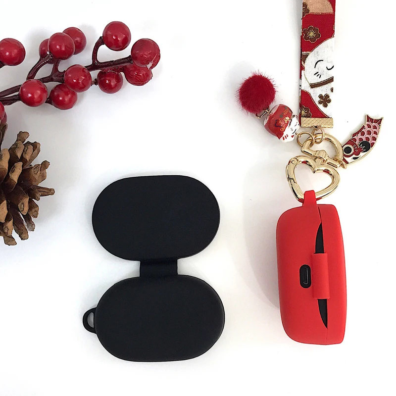 Милый счастливый кот для Redmi Airdots чехол для наушников чехол для Xiaomi Airdots чехол для наушников силиконовый чехол с котом