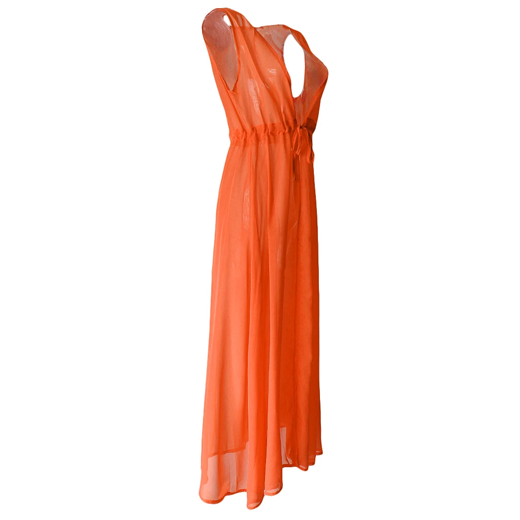 Women Kimono Jacket Summer Beach Swimwear Breathable Light Chiffon Skirt 7 Colors
