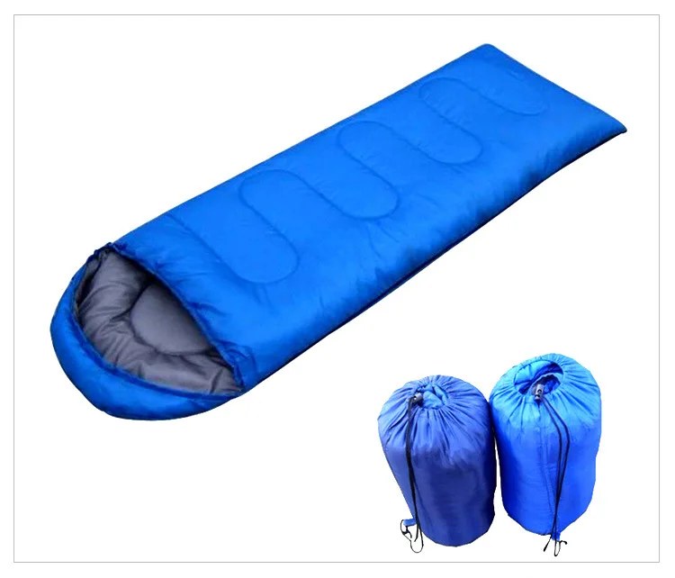 Envelope Hooded Sleeping Bag Spring And Autumn Three Season Sleeping Bag Outdoor Camping Adult Sleeping Bag