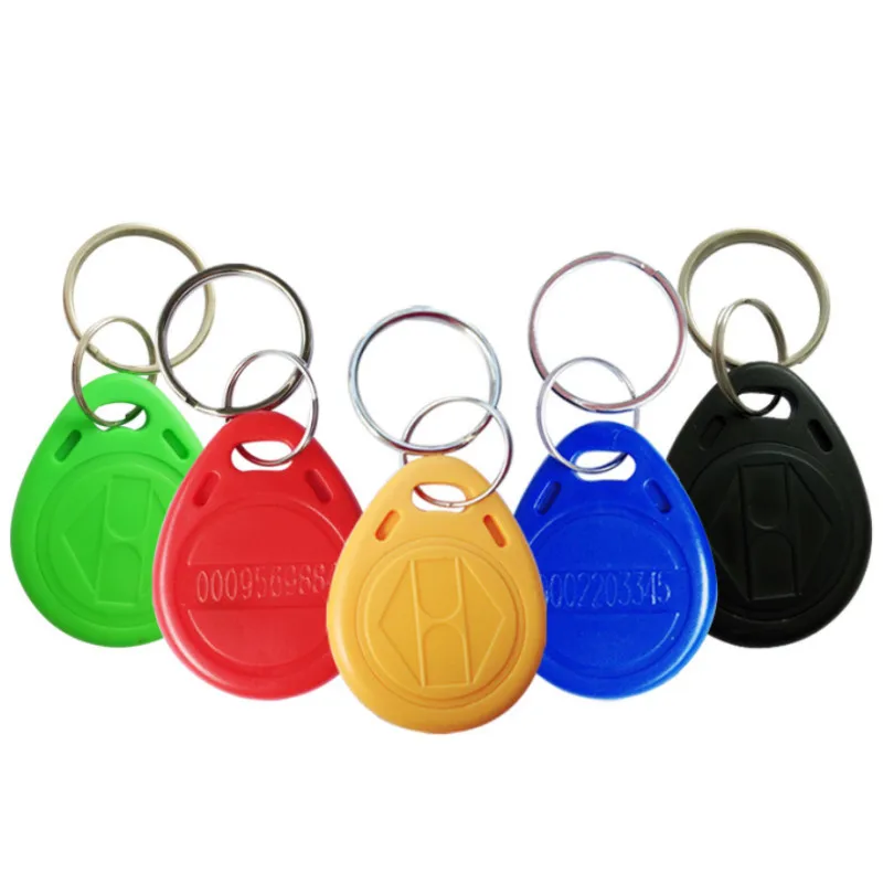 

Rewrite EM ID keyfobs 125KHZ Proximity Token Access Duplicate 10/5 Pcs RFID Tag Key Ring Card EM4305 Copy Rewritable Writable