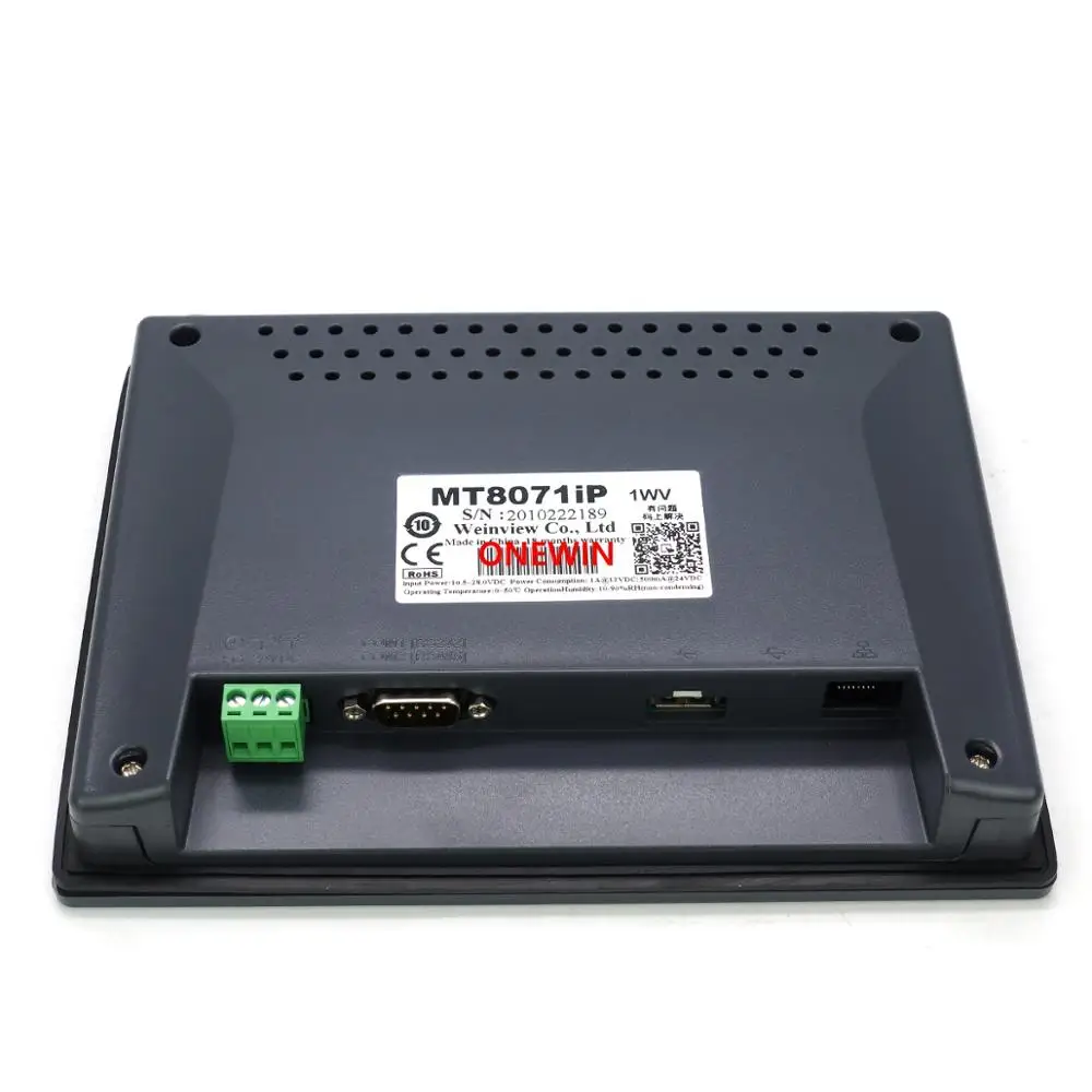 US $98.00 Weinview Mt6071ip Mt8071ip Hmi Touch Screen 7 Inch 800480 Usb Ethernet New Human Machine Interface Replace Mt6070ih5 Mt6070ih