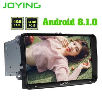 

JOYING 2 din car radio Android 8.1 Octa Core support 4G/DSP/Fast Boot 9" autoradio SWC for VW/Volkswagon Passat/ Golf/Seat/Skoda