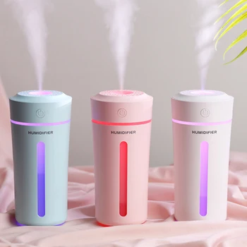 

270ML LED Portable Electric Air Humidifier Diffuser USB Fogger Mist Maker Refresher Humidification Gift for Home Car Office