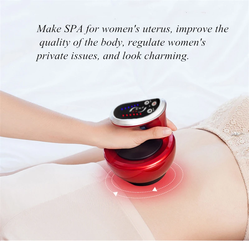 Gua Sha Massager Cupping Machine Physiotherapy Beauty Guasha Tools Fitness Beauty Tens Machine Electric Cupping Massage Cupping