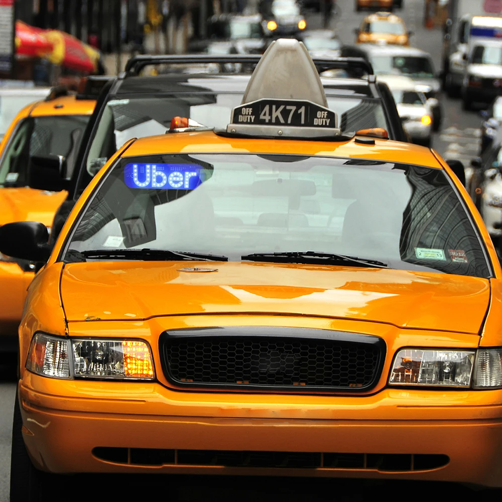 AOTOMONARCH 10 шт. Uber такси светодиодный панельный светильник лобовое стекло автомобиля кабина световой индикатор сигнальный светильник синий белый зеленый красный 12 В CJ