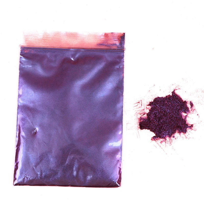 1bag 10g Pearlescent Pigment pearl Powder Car change color Eyeshadow Soap Chameleon Pigments Mica Powder Nail glitter