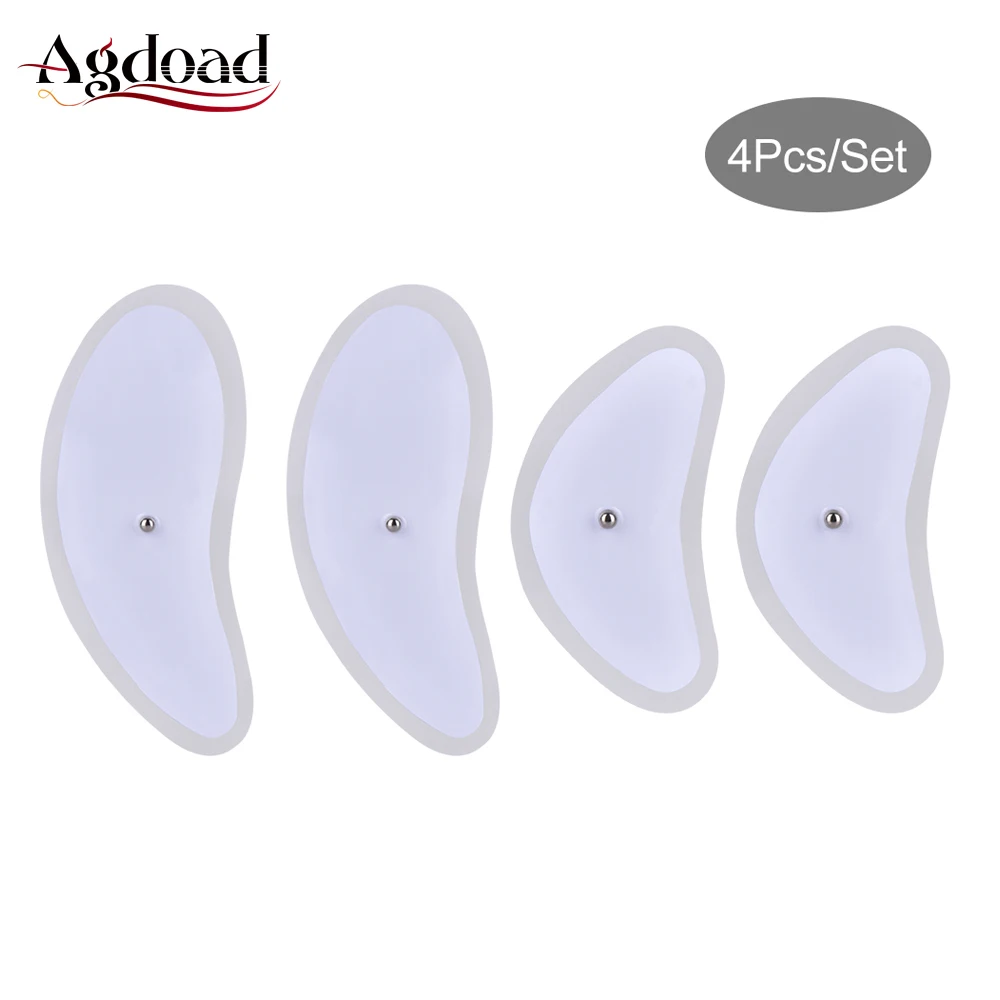 

4pcs/set Replacement Gel Electrodes Pads for Face Massager Women Beauty Cheek Jam Facial Slimming Massage Machine