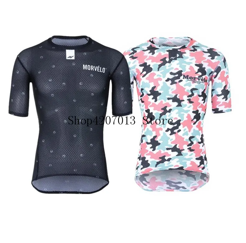 Pro Team morvelo Superlight Mesh fabric Cycling Base Layer Road MTB