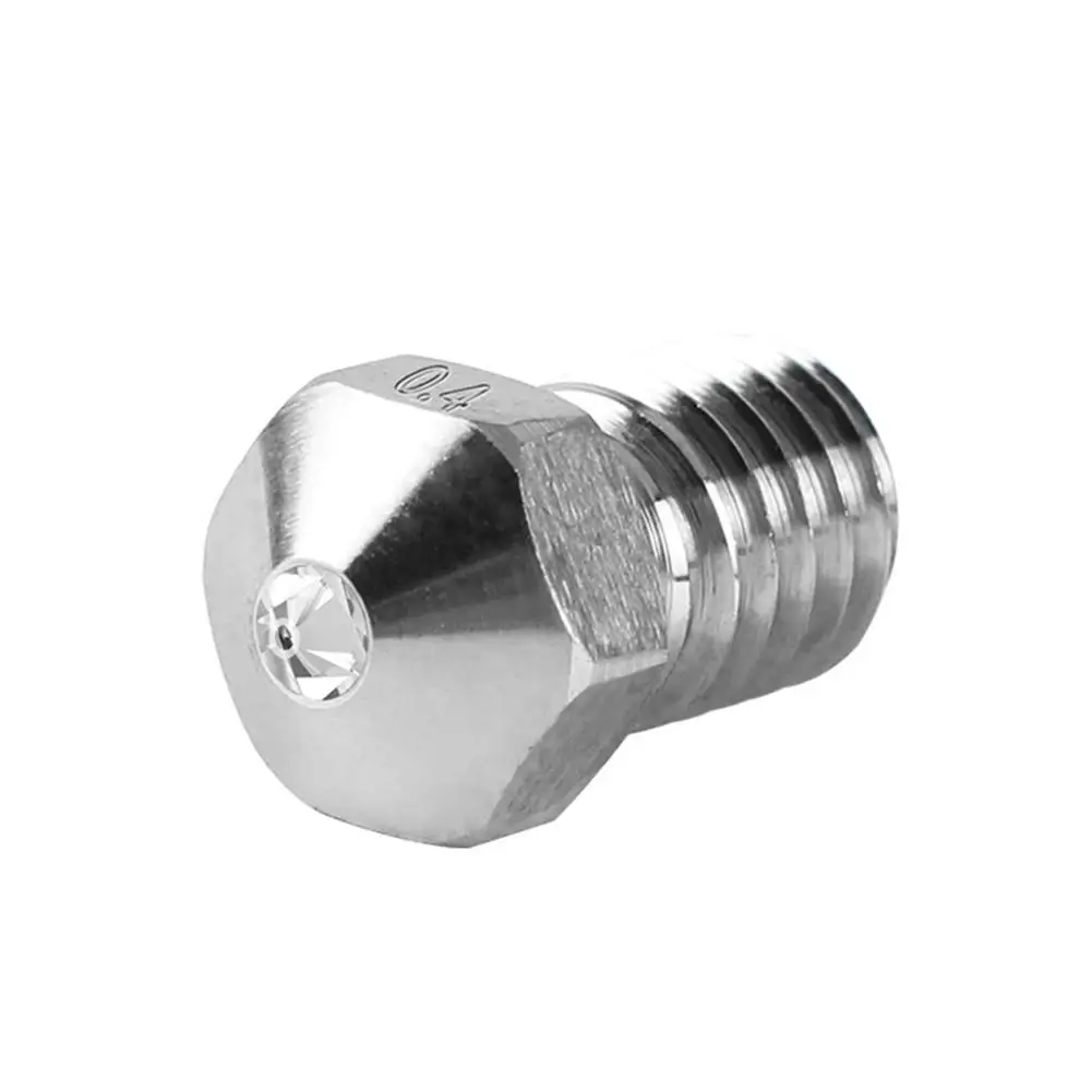 Сплав красный распылитель 0,4 мм V6 совместим с Petg Abs Pei Peek для 3d принтеров аксессуары