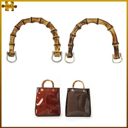 1PC Imitation Bamboo Bag Handle Replacement DIY Handbag Tote O Bags Purse Resin Plastics Handles Bags Accessories Parts