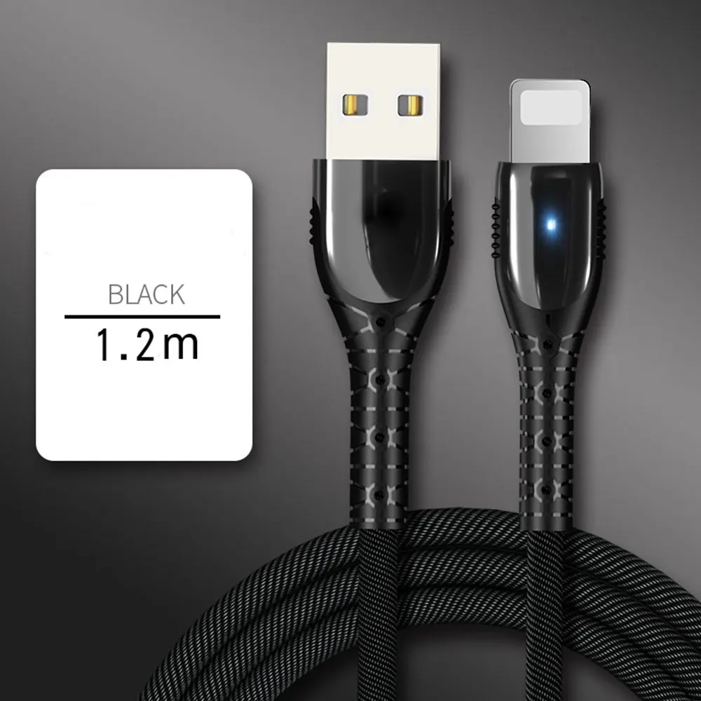 Кабель для быстрой зарядки USB-C type-C кабель для зарядного устройства usb type C кабель для huawei mate 20 P30 P20 Pro Lite мобильный телефон USB C - Цвет: For Apple Black
