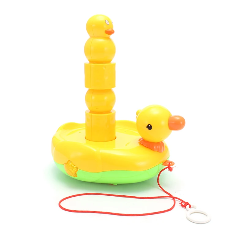Новинка, электронная игрушка, интеллектуальная игрушка Joy Duck, ручная тяга, музыкальный звук, развивающая детская игрушка, подарок, игрушки для детей дошкольного возраста