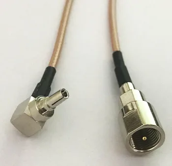 

20pcs Right Angle CRC9 male to FME male RG316 Pigtail jumper cable 20cm