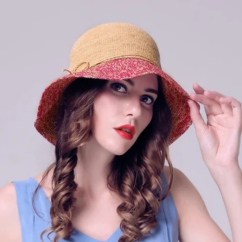 

Sedancasesa 100% Raffia Plant Straw Summer Sun Hats for Woman Hat Short Brim Casual Hat Summer Hat Beach Caps Girls Cap