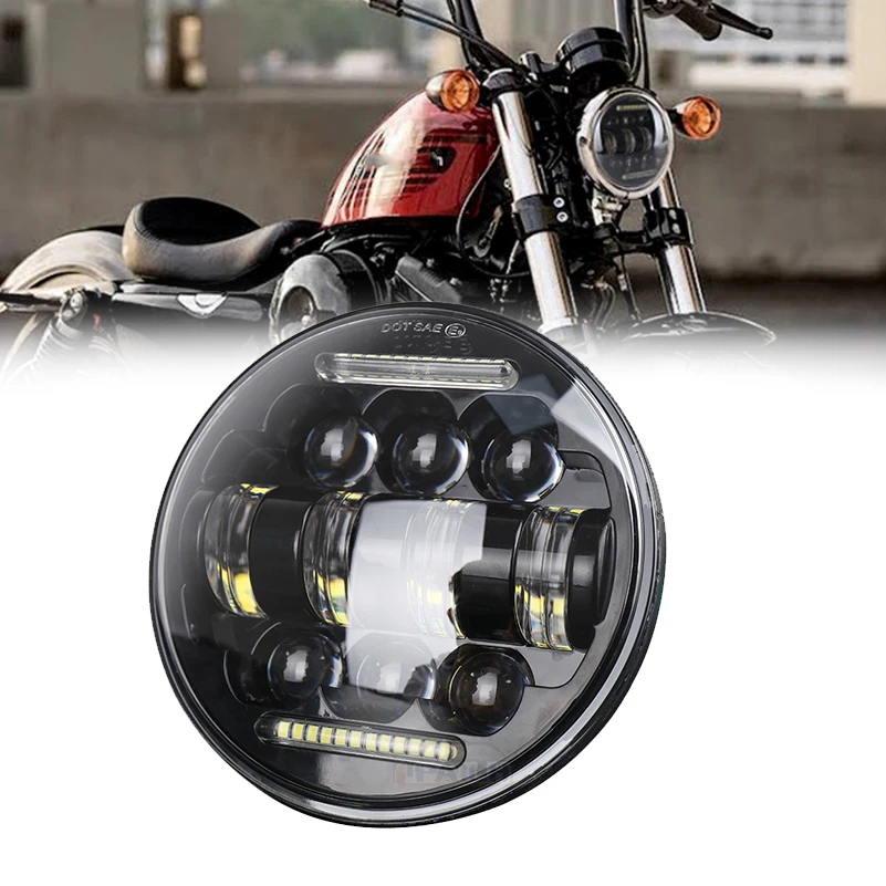 

Светодиодная фара для мотоцикла 5-3/4 дюйма, 5,75 дюйма, для Yamaha Bolt Raider Stryker SCR950 Warrior Hi Low Beam