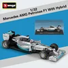 Bburago 1:32 Mercedes AMG F1 W05 Hybrid Simulation Alloy Car Model Collect gifts toy