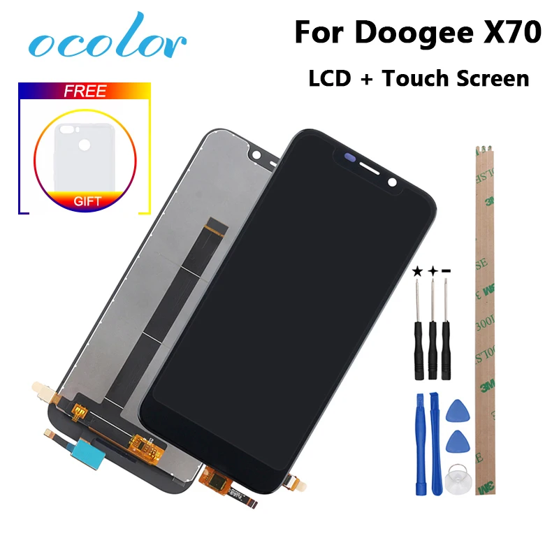 Ocolor Для Doogee X70 ЖК дисплей и сенсорный экран 5 ''Ремонт Запасные части для