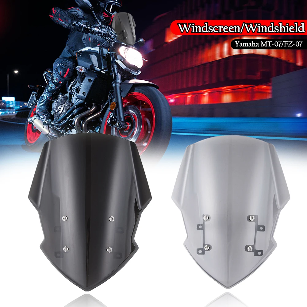 Ветровая защита для лобового стекла MT07 FZ07 экрана с монтажным кронштейном Защита