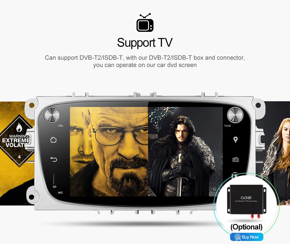 Sale uniway ALFKS7071  2G+32G  android 8.1 car dvd for focus ford mondeo ford kuga ford  S-MAX C-MAXcar radio 14