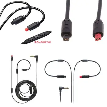

Replacement Headphone Adapter Cable Cord Wire with Volume Remote Control Talk for Audio Technica ATH-IM50 im70 IM01 im02 im03 IM