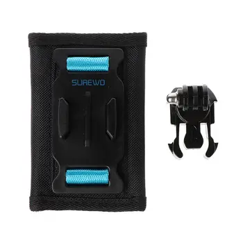 

Backpack Shoulder Strap Mount for GoPro Hero 7/6/5 Black Hero 5/4 Session/Silver for DJI Osmo Action and Most Action Camera Acce