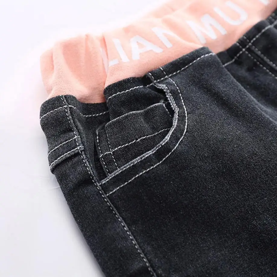 Летние детские джинсы с дырками для маленьких девочек и мальчиков джинсовые