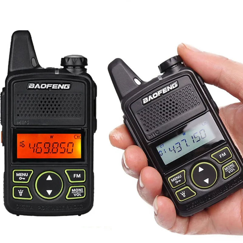 Мини-портативная рация Baofeng детская портативная UHF двухстороннее радио FM-радио