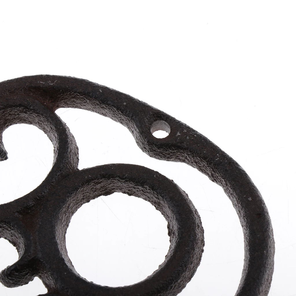 Metal Wrought Iron  Number 0-9, Door House Numbers, Street Address Plaques Numbers for Residence and Mailbox