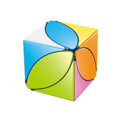 Кленовый магический куб FengYe Stickerless speed Skew Cube Twist Puzzle Ivy Leaf 1 шт. безопасный ABS ультра-гладкая игрушка