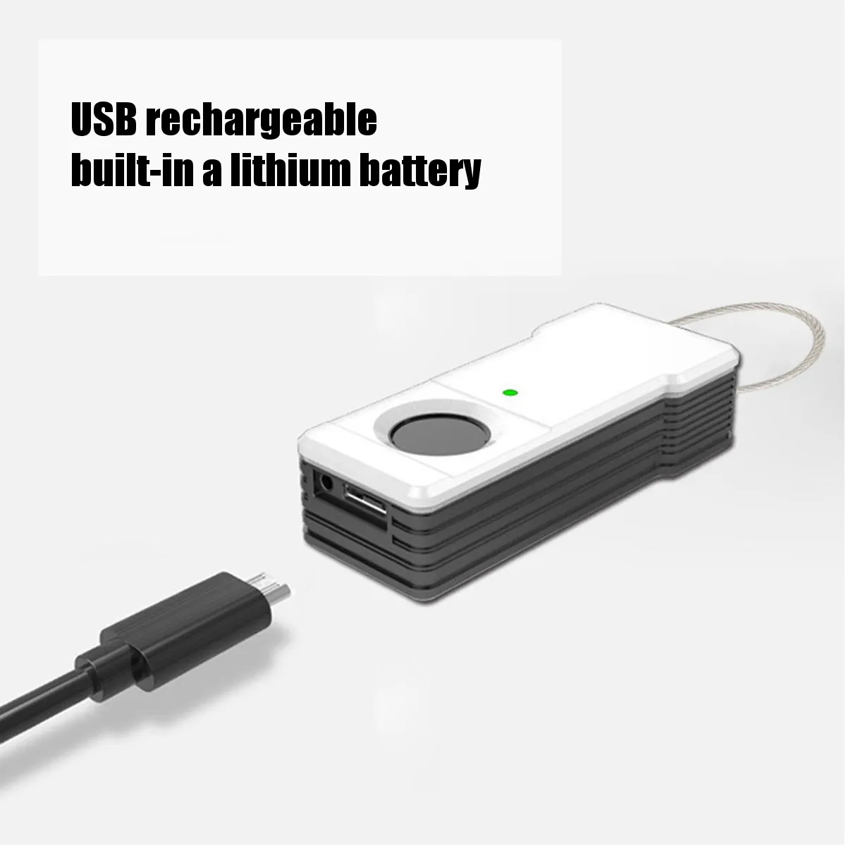 Черный Smart Keyless замок отпечатков пальцев USB Перезаряжаемый Ip65 Водонепроницаемый Противоугонный замок безопасности дверь Багаж Замок для чемодана