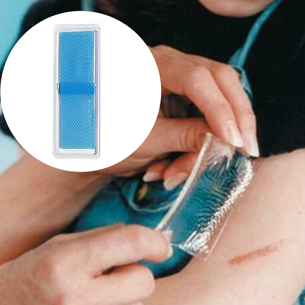 Паста многоразовая травма ожога шрам лист клей терапия удаление патч ремонт кожи стикер силиконовый лечение прозрачный гель от угрей
