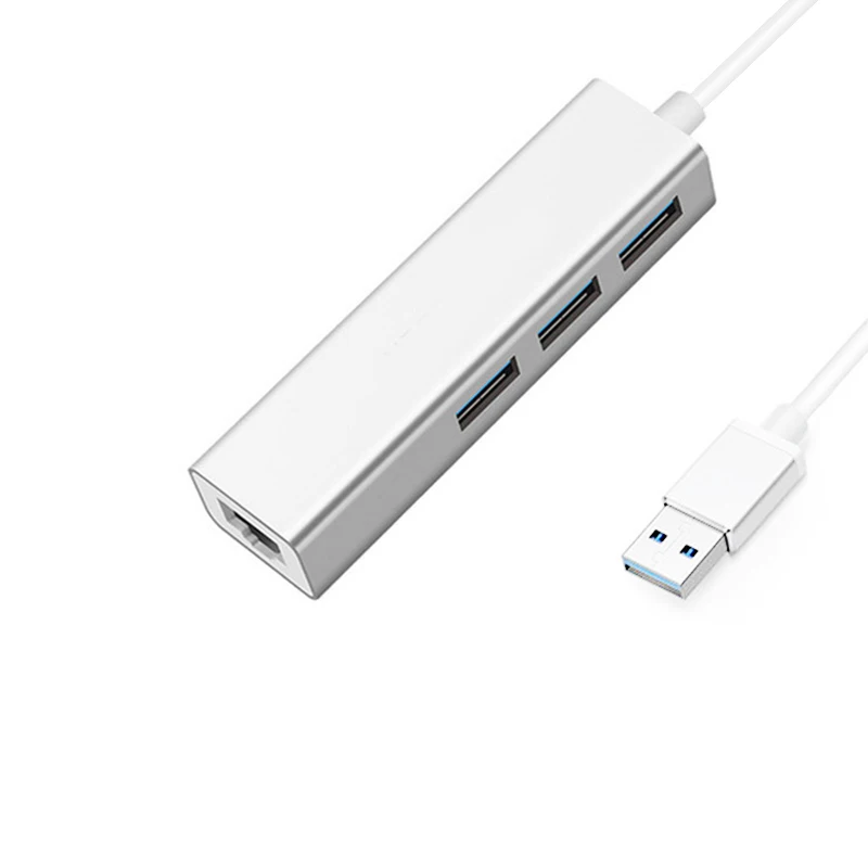 3-Порты и разъёмы USB 3,0 концентратор с Ethernet usb-хаб, Sup Порты и разъёмы ing RJ45 10/100/1000 Мбит/с Ethernet сетевой usb-хаб совместима с iMac мА