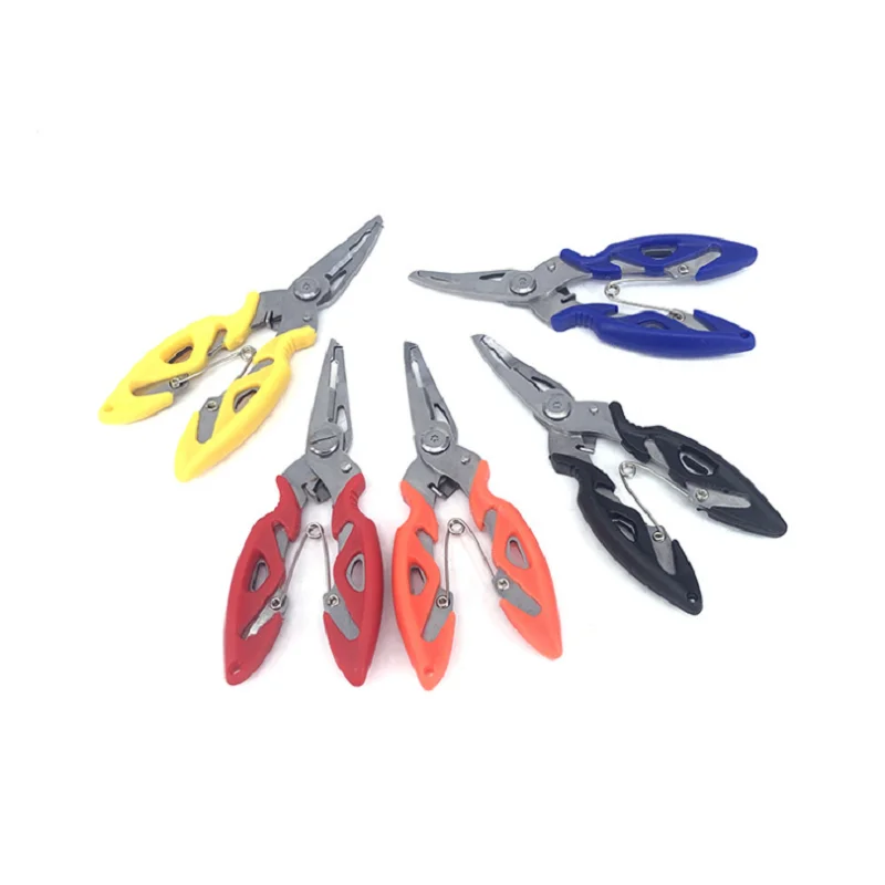 

Fishing Plier Scissor Braid Line Lure Cutter Hook Remover etc. Tackle Tool Cutting Fish Use Tongs Multifunction Scissors