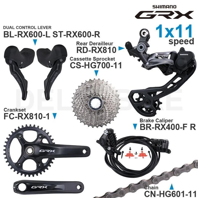 SHIMANO シマノ リアディレイラー RD-RX817 GRX 1×11 Di2 ロー 40-42T