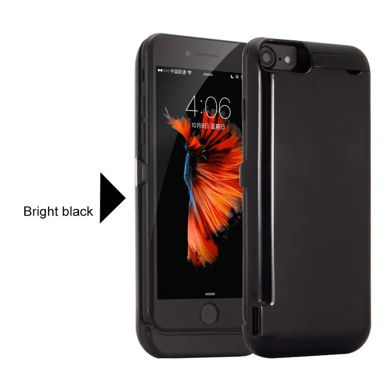 Hot 10000mAh Battery Charger Case For iphone 6 6s 7 8 Plus Power Bank Charging Case For iphone 6 6S 7 8 Plus Wireless charging