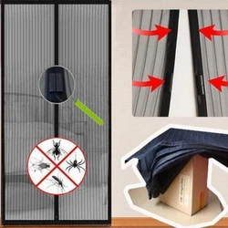1 Set Summer Anti Mosquito Insect Fly Bug Curtains Net Magnets Automatic Closing Door mosquito net Screen Kitchen door Curtains