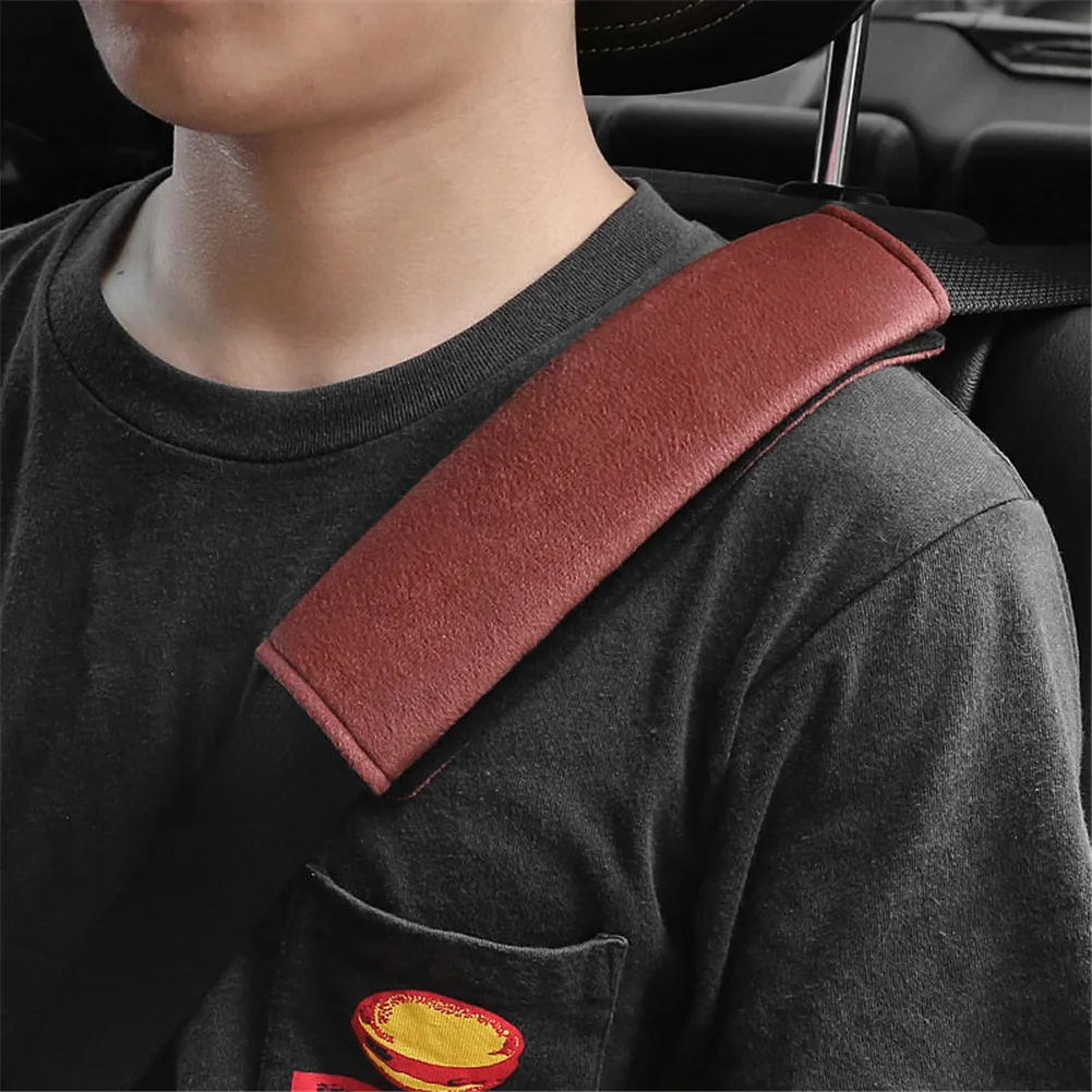 Накладка для ремня безопасности автомобиля Защита подушки Жгут Авто подплечники хлопок шерсть автомобильный ремень безопасности плечевые протекторы прокладки ремни