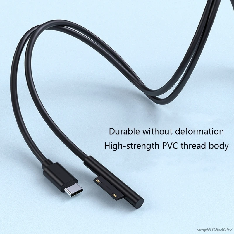 USB C Type C Power Supply Adapter PD Fast Charging Cable Cord for Surface 7/6/54/3 Book/Book 2 21 s