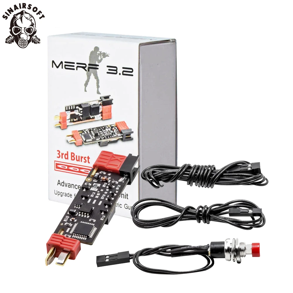 SINAIRSOFT электронный ключ MOSFET Мерф 3 2 для AEG Аккумулятор пистолетов предохранитель